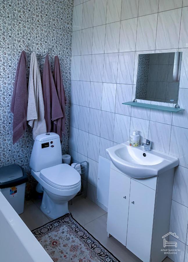 Apartamentai Birzuose, Double Bedroom And Single Bedroom Apartments Birzai Exterior photo